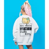 オフホワイト | 【HELLO KITTY×meJane】裏起毛バックプリントBIGトレーナー | me Jane