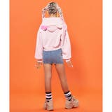 【HELLO KITTY×meJane】裏起毛ショート丈リボン付きパーカー | me Jane | 詳細画像4