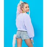 裏起毛フロントプリントショート丈トレーナー | me Jane | 詳細画像17