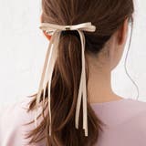リボン ポニーフック フック ピン カフ ヘアアクセサリー おしゃれ 春 | Melody　Accessory | 詳細画像3 