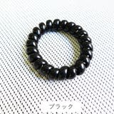 ブラック | クリア スプリング ゴム | Melody　Accessory