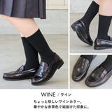 2.5cmヒール学校学生コインローファー☆3561 | LibertyDoll | 詳細画像6