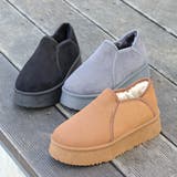 4cmソール ボア 裏起毛 厚底ファースリッポン ☆6360 | LibertyDoll | 詳細画像10 