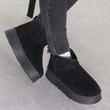 4cmソール ボア 裏起毛 厚底ショートファーブーツ ☆6362 | LibertyDoll | 詳細画像2 