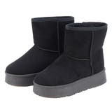 4cmソール ボア 裏起毛 厚底ファーブーツ ☆6363 | LibertyDoll | 詳細画像13 