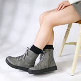 オフィス カジュアル レースアップブーツ ☆6400 | LibertyDoll | 詳細画像3 