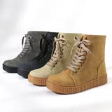 オフィス カジュアル レースアップブーツ ☆6400 | LibertyDoll | 詳細画像5 