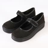 ブラック | オフィス カジュアル セットアップ 厚底カンフーシューズ ☆6405 | LibertyDoll