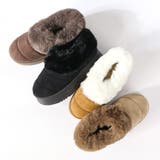 4.5cmヒール 厚底折り返しファースリッポンシューズ ☆6411 | LibertyDoll | 詳細画像4 