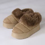 オーク | 4.5cmヒール 厚底折り返しファースリッポンシューズ ☆6411 | LibertyDoll