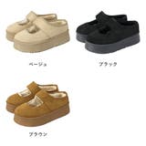 4.5cmヒール 厚底ファーメリージェーンスリッポン ☆6413 | LibertyDoll | 詳細画像12 