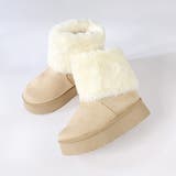 4.5cmヒール 厚底ファーカバーブーツ ☆6416 | LibertyDoll | 詳細画像6 