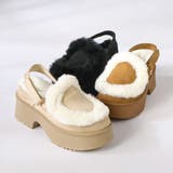 6cmヒール 裏起毛 ボア バックベルトファースリッポン ☆6423 | LibertyDoll | 詳細画像4 