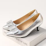 シルバーPU | 5.5cmヒール ワンピース オフィス パーティー ヒールパンプス ☆1022 | LibertyDoll