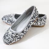シルバースパンコール | フラット ワンピース オフィス パーティー スパンコールパンプス ☆1030 | LibertyDoll