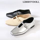 オフィス フォーマル Uカットベルトスクエア２WAYパンプス ☆1037 | LibertyDoll | 詳細画像1 