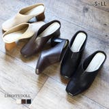 スクエアトゥ5.5cmチャンキーヒールミュール ☆1163 | LibertyDoll | 詳細画像1