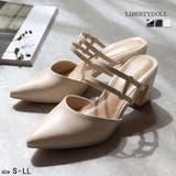 ダブルストラップミュールパンプス154-1178 | LibertyDoll | 詳細画像1 