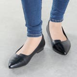 バイカラー切替フラットパンプス154-1182 | LibertyDoll | 詳細画像2