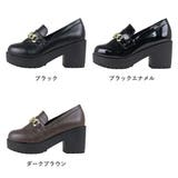 厚底ゴールドチェーンローファー154-3058 | LibertyDoll | 詳細画像14