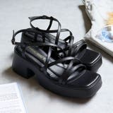 厚底クロスストラップサンダル ☆4154 | LibertyDoll | 詳細画像6