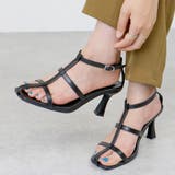 ブラックPU | 7 5cmヒール 夏 | LibertyDoll