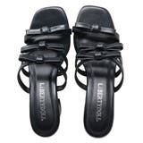 6cmヒール オフィス フォーマル トリプルリボンサンダル☆4202 | LibertyDoll | 詳細画像9