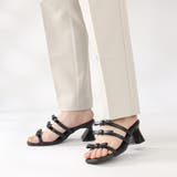 6cmヒール オフィス フォーマル トリプルリボンサンダル☆4202 | LibertyDoll | 詳細画像2