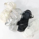 6cmヒール オフィス パーティー セットアップ フリルサンダル ☆4204 | LibertyDoll | 詳細画像7