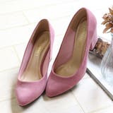 ピンク | 8cmヒールチャンキーヒールパンプス☆5400 | LibertyDoll