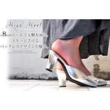 7cmチャンキーヒールVカットスリッパサンダル ☆5439 | LibertyDoll | 詳細画像5