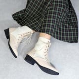 アイボリー | レースアップ ニット ブーツ ☆9074 | LibertyDoll