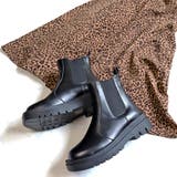 [超軽量]スクエアトゥトラックソールチェルシーブーツ ☆9082 | LibertyDoll | 詳細画像5 