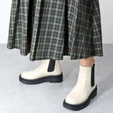 [超軽量]スクエアトゥトラックソールチェルシーブーツ ☆9082 | LibertyDoll | 詳細画像6 