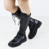 秋冬 レースアップ ロングブーツ ☆9090 | LibertyDoll | 詳細画像2 