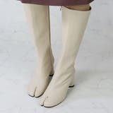 アイボリーPU | ロングタビブーツ154-9101 | LibertyDoll
