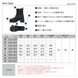 7.5cmヒール 厚底サイドジップブーツ ☆9125 | LibertyDoll | 詳細画像19 