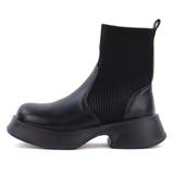 4.5cmヒール スクエア厚底リブニットブーツ ☆9136 | LibertyDoll | 詳細画像12 