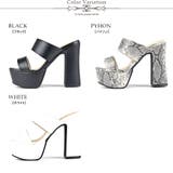 13cmチャンキーヒール ストームツーバンドサンダル ☆1550 | LibertyDoll | 詳細画像2 