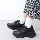 軽量 約6.5cmソール厚底ダッドスニーカー ☆1556 | LibertyDoll | 詳細画像7