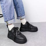 オールブラック | 厚底スニーカー《約6cmソール》☆1559 | LibertyDoll