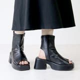 ブラックPU | 7cmヒール 歩きやすい 履きやすい | LibertyDoll