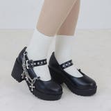 厚底ベルトパンプス155-1609 | LibertyDoll | 詳細画像6 