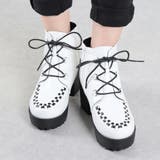 8cmヒール 韓国ファッション ストリート | LibertyDoll | 詳細画像7 