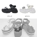 ビジューバックル厚底スポーツサンダル155-1683 | LibertyDoll | 詳細画像13 