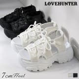 7cmヒール ワンピース セットアップ 厚底スポーツサンダル ☆1684 | LibertyDoll | 詳細画像1