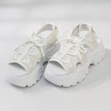 オールホワイト | 7cmヒール ワンピース セットアップ 厚底スポーツサンダル ☆1684 | LibertyDoll