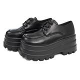 9cmヒール ワンピース 韓国ファッション 厚底Uチップシューズ ☆1693 | LibertyDoll | 詳細画像11