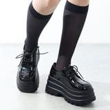 9cmヒール ワンピース 韓国ファッション 厚底Uチップシューズ ☆1693 | LibertyDoll | 詳細画像5