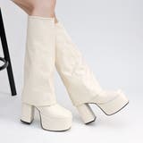 10cmヒール ワンピース オフィス 厚底カバーブーツ ☆2200 | LibertyDoll | 詳細画像5